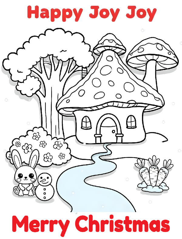 Coloring Page Happy Joy Joy
