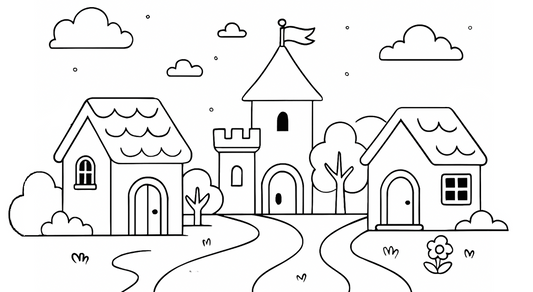 Coloring Page KidsLearn Village